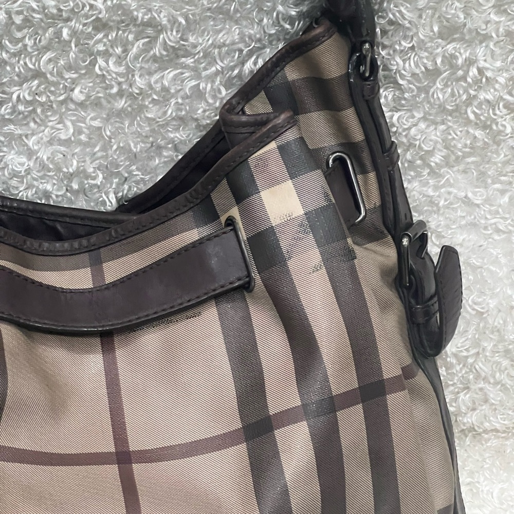 Burberry Walden Hobo Smoked Nova Check Bag - Picture 3 of 16